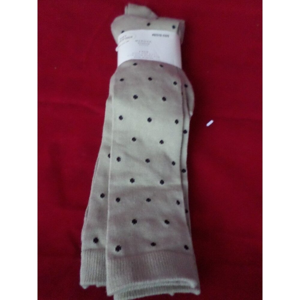 3 Pair Merona Microfiber Fashion Knee High Socks Wicks Moisture Shoe 4-10